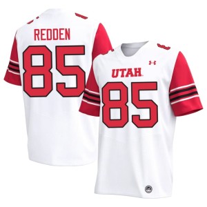 #85 College Football The U Broderick Redden Mens Replica White Jerseys 569551-646