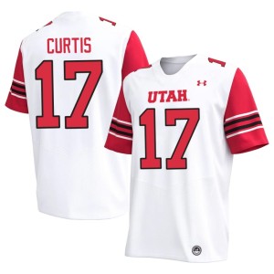 #17 White 2026-27 The Utes Men's College Football Dillon Curtis Jerseys 357134-541