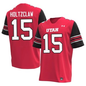 #15 Red Limited Mens The Utes College Football Lance Holtzclaw Jerseys 405980-455