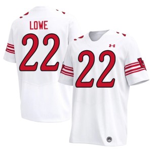 #22 College Football Men White Utah U University Aaron Lowe Jersey 728828-277