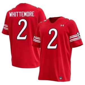 #2 Creed Whittemore Stitched College Football The Utes Men's Red Jerseys 335391-723