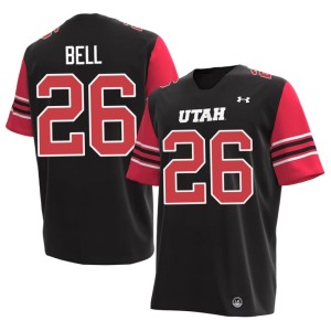 #26 LaMarcus Bell Black Stitched Men Utah U College Football Jersey 644601-766