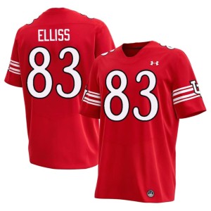 #83 2026 University of Utah College Football Luther Elliss Red Men Jersey 674202-429