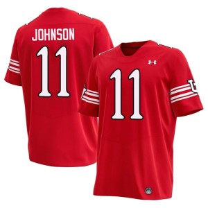 #11 Red Men's College Football Utah Ricky Johnson 2026-27 Jersey 849065-905