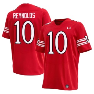 #10 Red Official Trey Reynolds College Football Men University of Utah Jerseys 518080-814