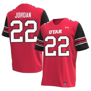 #22 Game University of Utah Red Men College Football Ty Jordan Jerseys 607193-325