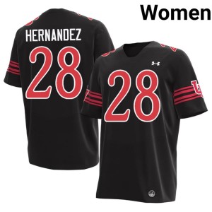 #28 Anthony Hernandez College Football 2026-27 Black Utes Womens Jersey 489729-633
