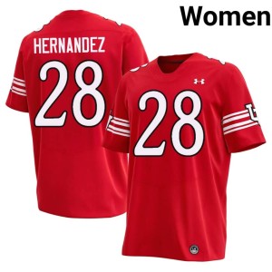 #28 College Football Red Anthony Hernandez The Utes Alumni Women's Jersey 190805-206