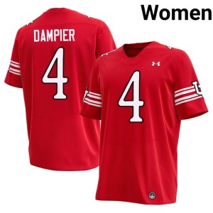 #4 Women's College Football 2026-27 Utah Utes Devon Dampier Red Jersey 879013-175