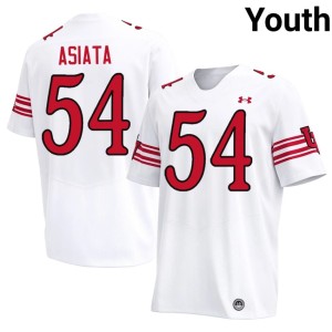 #54 White Youth The Utes Game Milz Asiata College Football Jerseys 997712-313
