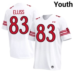 #83 Utes Luther Elliss Youth College Football Limited White Jersey 558260-855